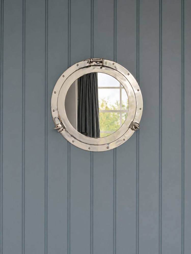 Porthole mirror detail, The Customs House Bowling